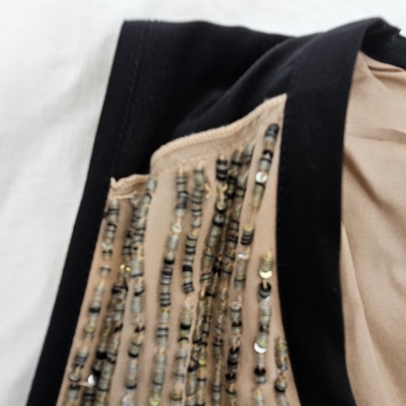 Eileen Fisher Black and Gold Tank Top - Picture 2 of 10